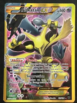 Pokemon Alakazam EX Secret Rare - Fates Collide - 125/124 LP - Image 1