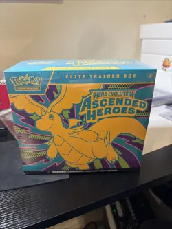 Pokemon Ascended Heroes Elite Trainer Box ETB Sealed Mega Evolution NEW Sealed - Image 1