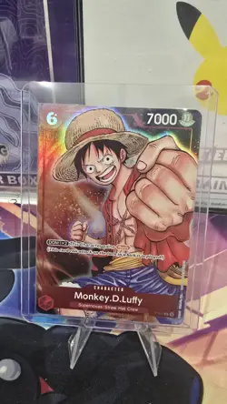 One Piece Premium Card Collection Bandai Games Fest 23-24 Monkey.D.Luffy P-001 - Image 1