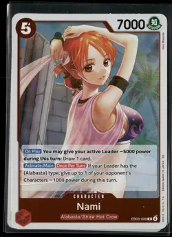 Nami (006) R Extra Booster: One Piece Heroines Edition EB03-006 NM - Image 1