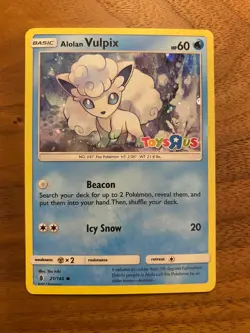 Alolan Vulpix - (Toys R Us Promo) 021/145 Miscellaneous Cards & Products Holo NM - Image 1