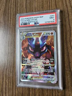 Lucario VSTAR SWSH291 SWSH: Sword & Shield Promo Cards Holo PSA 9 - Image 3