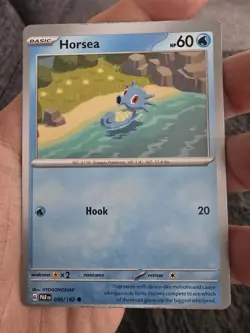 030/182 HORSEA Extreme OC Error PARADOX RIFT POKEMON CARD - Image 1