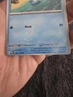 030/182 HORSEA Extreme OC Error PARADOX RIFT POKEMON CARD - Image 2