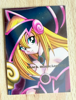 Rare VINTAGE card Dark Magician Girl from the Yu-Gi-Oh! Japanese 遊戲王 - ChooseONE - Image 1