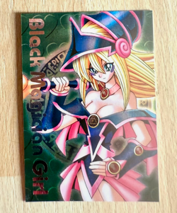Rare VINTAGE card Dark Magician Girl from the Yu-Gi-Oh! Japanese 遊戲王 Konami Yugi - Image 1
