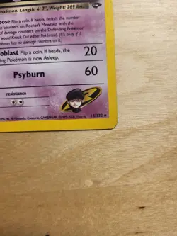 Rocket's Mewtwo - 14/132 - Pokemon Gym Challenge Unlimited Holo Rare Card LP - Image 3