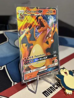 Charizard GX 9/68 Hidden Fates Holo Pokemon Card MP - Image 2