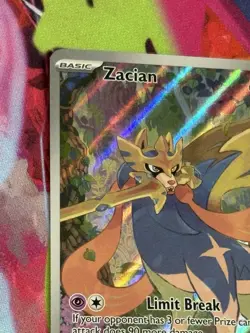 Pokemon Phantasmal Flames #100/94 Zacian Illustration Rare Full Art Holo - Image 2