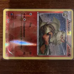 Pokemon TCG XY Breakpoint Reverse Holo Arcanine 11/122 - Image 1