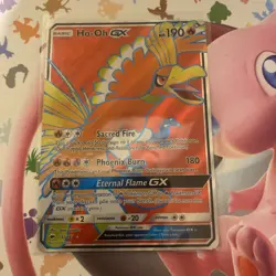 Pokemon TCG Ho-Oh GX Burning Shadows 131/147 Holo Full Art Ultra Rare - Image 1
