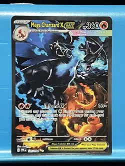 Pokemon Mega Charizard X ex Special Illustration Rare Phantasmal Flames 125/094 - Image 1