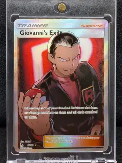 Giovanni's Exile 67/68 - Hidden Fates Full Art Rare - Pokemon TCG NM - Image 1