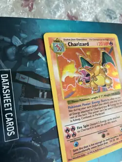 Pokemon Base Set Shadowless Holo Charizard 4/102 REFER TO PICS ASK QUESTIONS!!!! - Image 2