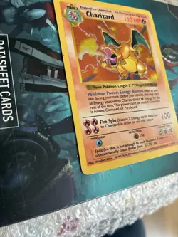 Pokemon Base Set Shadowless Holo Charizard 4/102 REFER TO PICS ASK QUESTIONS!!!! - Image 3