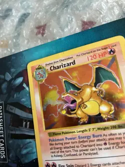 Pokemon Base Set Shadowless Holo Charizard 4/102 REFER TO PICS ASK QUESTIONS!!!! - Image 5