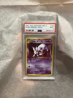 Dark Espeon Japanese Neo 4 Holo #196 Psa 9 2001 Pokemon No. 196 - Image 3