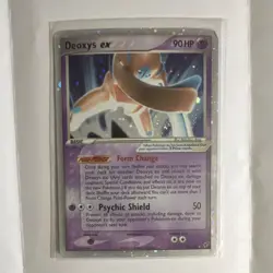 Pokemon Deoxys ex (Defense Forme) 99/107 EX Deoxys Holo Ultra Rare 90HP Card - Image 1