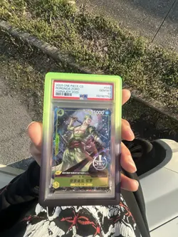 One Piece CCG Roronoa Zoro CHINAJOY 2025 Promo PSA 10 Graded Card - Image 1