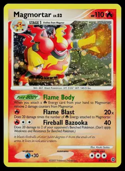 Pokemon Card - Magmortar Secret Wonders 31/132 Holo Rare - Image 1