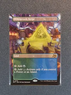 MTG Willowrush Verge - Borderless - Aetherdrift - DFT - Near Mint+ - Image 1