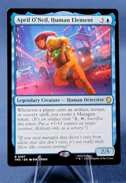 April O'Neil, Human Element - R - 107 - MTG: Teenage Mutant Ninja Turtles - Image 1