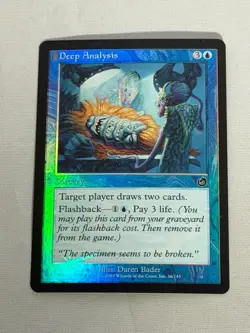 MTG FOIL Deep Analysis Torment Magic the Gathering - Image 1