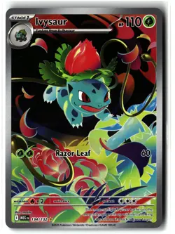Ivysaur ⭐ 134/132 Holo Illustration Rare Mega Evolution 2025 Pokemon NM - Image 1