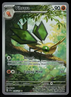 Vibrava 206/191 - Pokemon Surging Sparks - Illustration Rare (NM) - Image 1