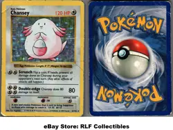 1999 Pokemon, Base Set Shadowless, #3/102 Chansey, Holo Rare - Image 1