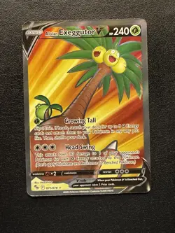 Alolan Exeggutor V 71/78 Pokemon GO Rare Ultra NM - Image 1