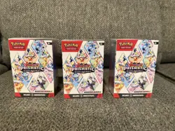 Pokemon TCG: Prismatic Evolutions Booster Bundle - Lot of 3 - Factory Sealed - Image 1