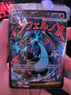Carte Pokemon Mega-Dracaufeu X Ex MEP 023 promo + Plumeline 024 SOUS BLISTER - Image 1
