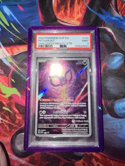 2024 Pokemon Center ETB Promo #129 Pecharunt PSA 9 - Image 1