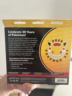 Pokemon TCG: Pokemon Day 2026 30th Anniversary Collection Box Sealed - Image 2