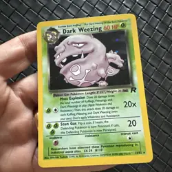 Carte Pokemon Dark Weezing 14/82 Holo Team Rocket Wizards - Image 2