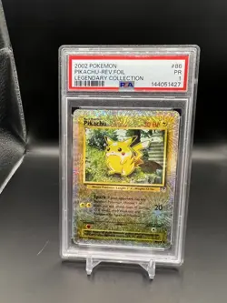 2002 Pikachu Legendary Collection Reverse Holo #86 PSA 1 Pokemon - Image 1