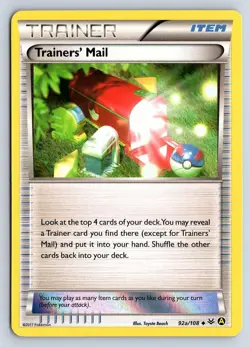 TRAINERS' MAIL 92A/108 HOLO PROMO ALTERNATE ART PROMOS POKEMON LP - Image 1