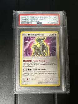 Pokemon Shining Arceus 57/73 Shining Legends Holo PSA 9 - Image 1