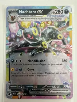 Pokemon Karte Nachtara ex Prismatische Entwicklungen 060/131 - Image 1