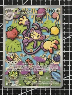 Pokemon TCG Ambipom #107/094 Phantasmal Flames Illustration Rare - Image 1