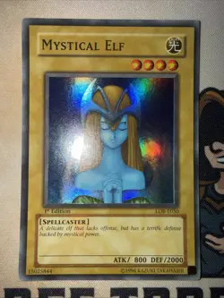 Mystical Elf - LOB-E050 - Super Rare - 1st Edition - Yugioh NM/VLP - Image 2