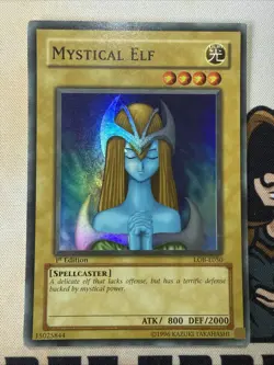 Mystical Elf - LOB-E050 - Super Rare - 1st Edition - Yugioh NM/VLP - Image 3