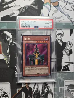 2010-2017 YU-GI-OH! PHARAOH'S SERVANT REPRINT #000 JINZO PSA 10 - Image 1