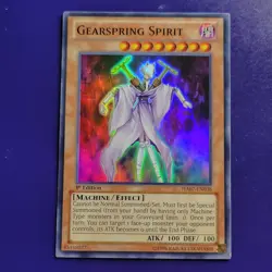 Yu-Gi-Oh! Odd-Eyes Pendulum Dragon & Gearspring Spirit 1st Edition Lot of 2 - Image 2