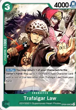 Trafalgar Law UC Emperors in the New World OP09-030 One Piece TCG - Image 1