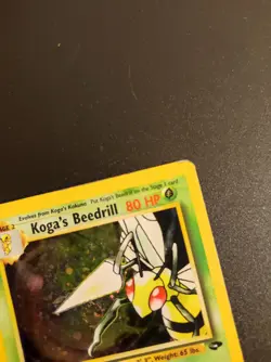 Pokemon Card - Koga's Beedrill 9/132 Gym Challenge - Poor - Eng - Image 2