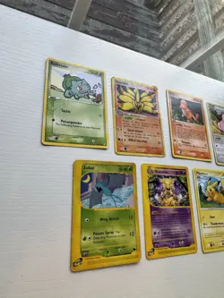 Pokemon TCG 7 Card Lot Bulbasaur Ninetales Ditto Cleffa Zubat Mixed Sets - Image 2