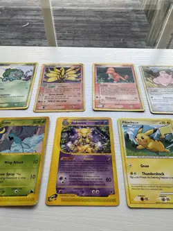 Pokemon TCG 7 Card Lot Bulbasaur Ninetales Ditto Cleffa Zubat Mixed Sets - Image 3