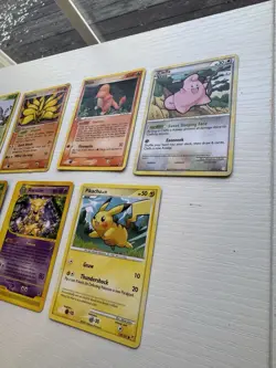 Pokemon TCG 7 Card Lot Bulbasaur Ninetales Ditto Cleffa Zubat Mixed Sets - Image 4